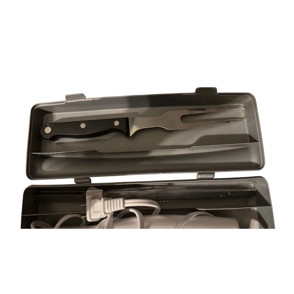 Hamilton Beach Electric Knife Carving Set with‎ Storage Case and Fork